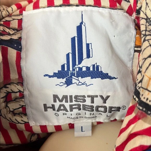 Like new Blue Hooded Misty Harbor rain coat - Picture 2 of 14